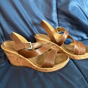 b.o.c Schirra Cork Wedge Sandals